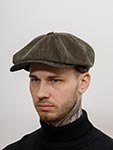 Кепка WIGENS арт. 101752 NEWSBOY RETRO CAP (темно-зеленый)